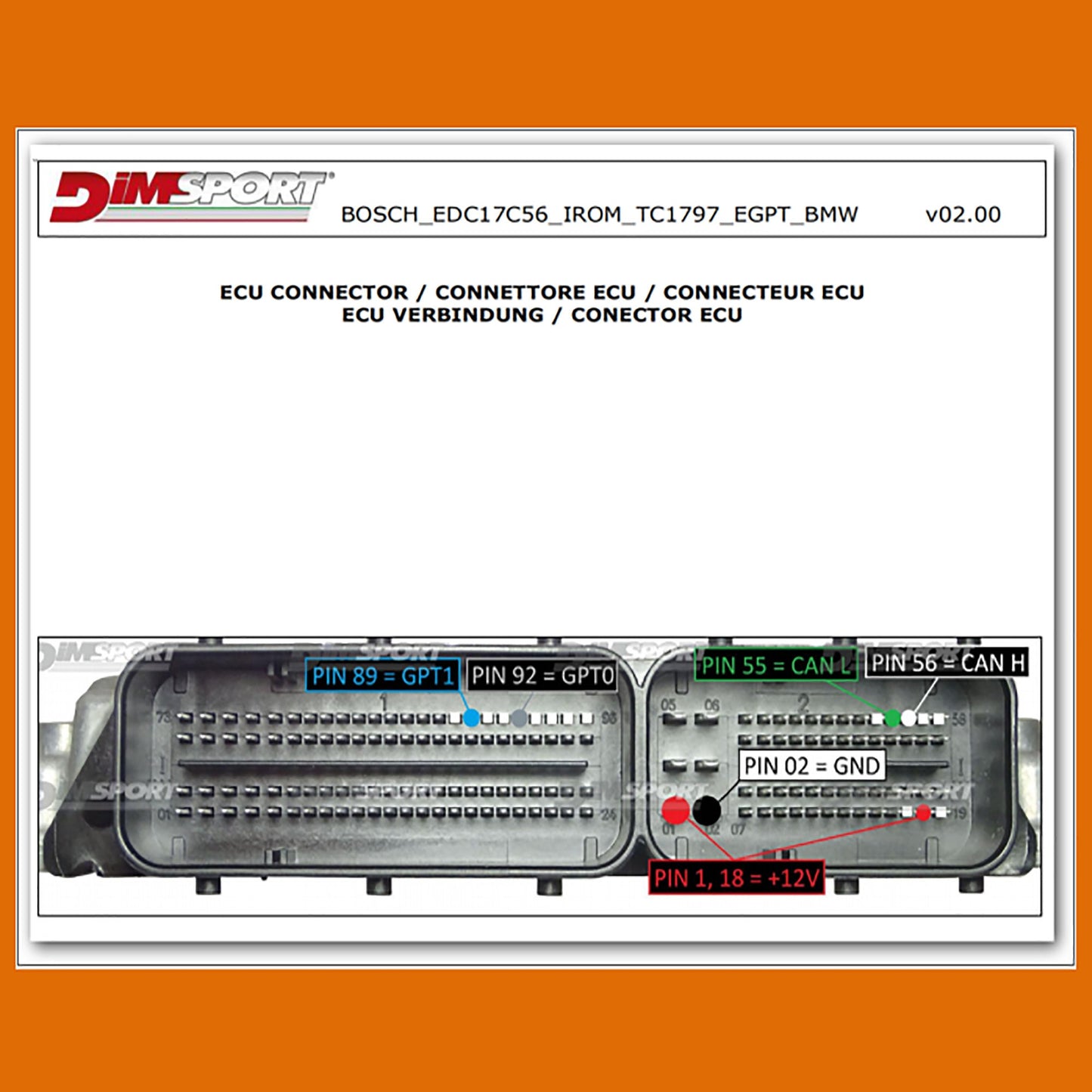 EGPT Pinout Bosch Tool Connections To Be Able To Read And Backup Bosch ECU Box Data