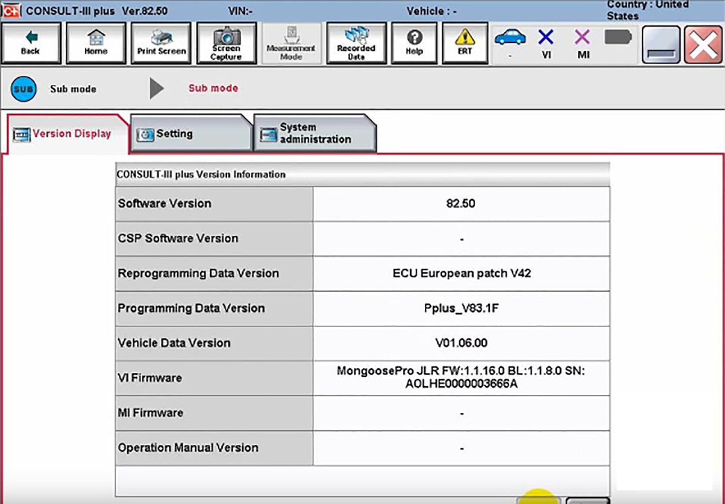 Nissan Consult 3P Diagnostic Software V82.50 J2534 PassThru Multilanguage Run On VMware (Virtual Machine)!