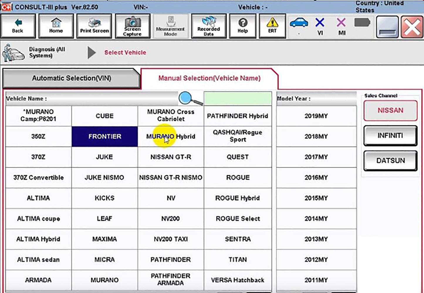 Nissan Consult 3P Diagnostic Software V82.50 J2534 PassThru Multilanguage Run On VMware (Virtual Machine)!