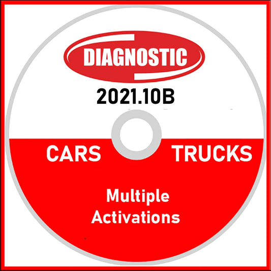 Version 2021.10B Cars & Trucks Diagnostic Software Programming Coding And Adaptation Functions Multiple Activations On Computers