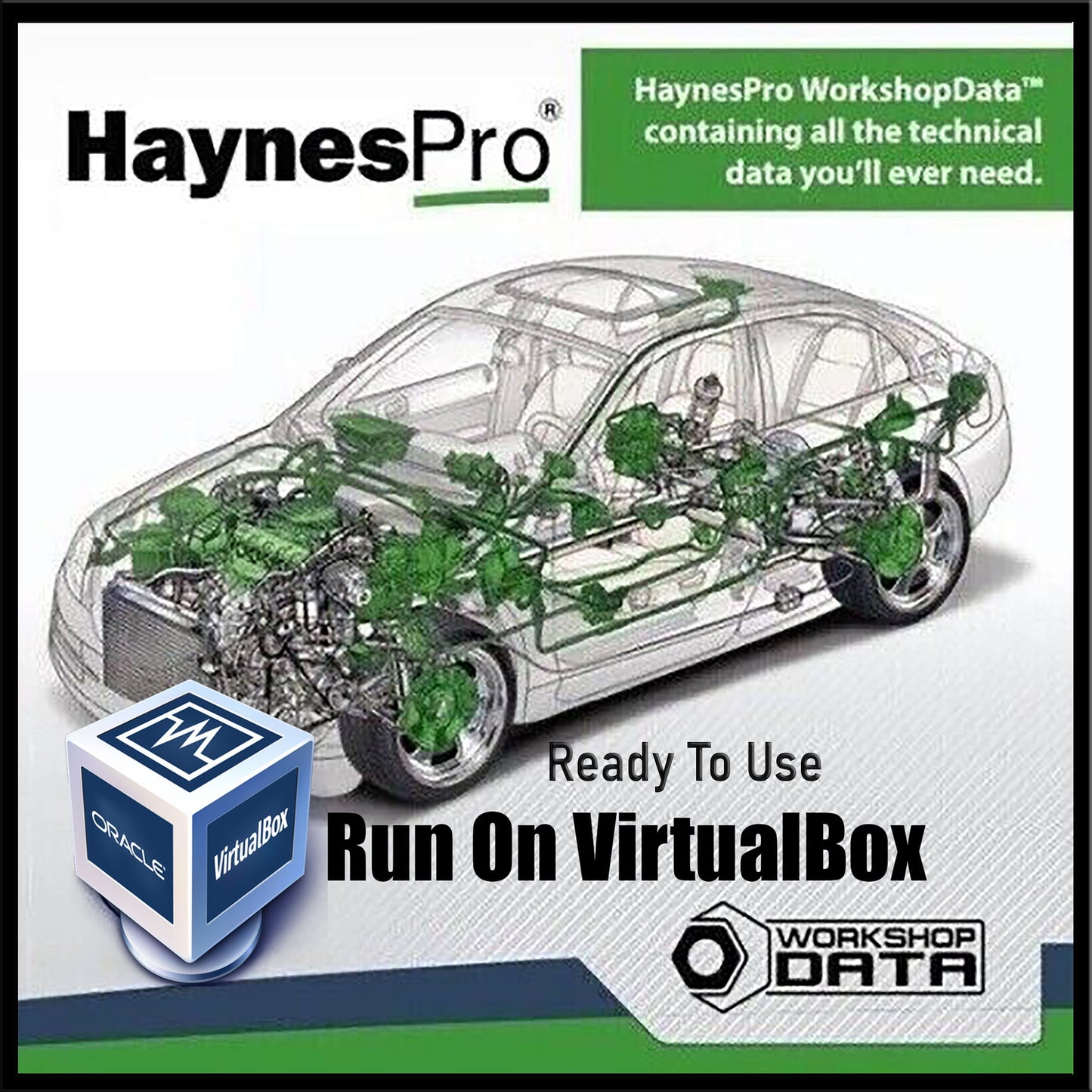 Haynes Pro 2018.1 Software Garage Workshop Repair Cars Data Run On VirtualBox!