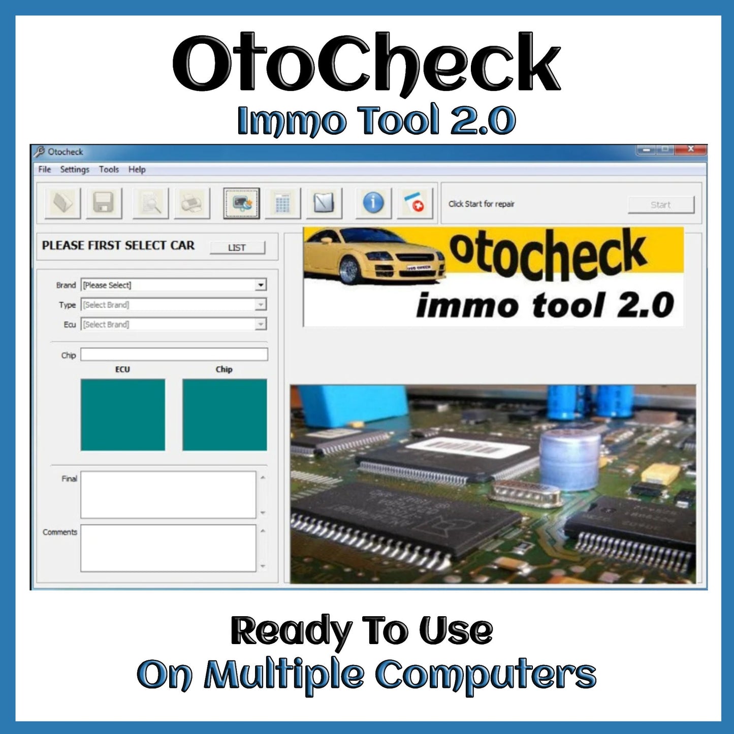 AutoCheck Immo Cleaner Newest  Advanced Immo Repair System for Immobilizer  Ready To Use On Multiple Computers