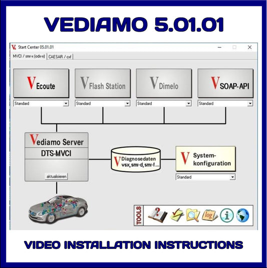 Voir 5.01.01 Mercedes Engineering Software Programming & Coding Installation illimitée sur les ordinateurs
