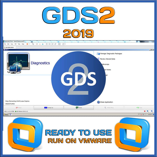 GM GDS2 Tech2win Version 11/2019 Diagnostic Software Run On Vmware (Virtual Machine)!