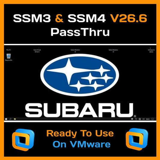 Diagnostic Subaru SSM3 & SSM4 26.6 Passthru VMware Ready To Use On Multiple Computers