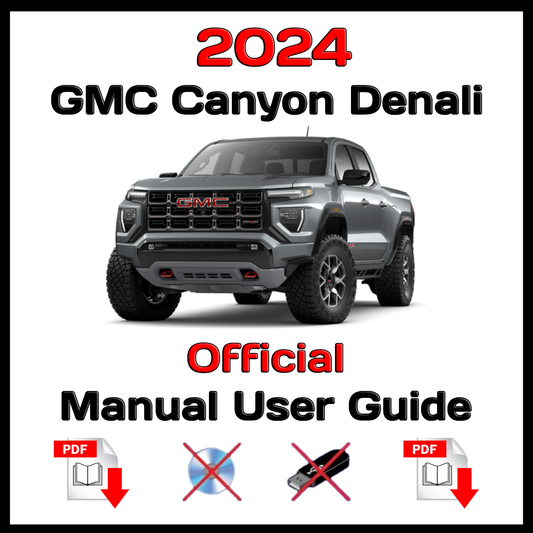 2024 GMC Canyon Denali Official Manual User Guide