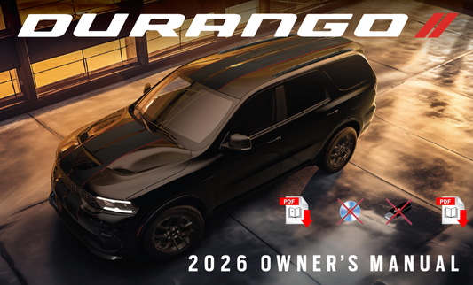 2026 Dodge Durango Owner's Manual User Guide