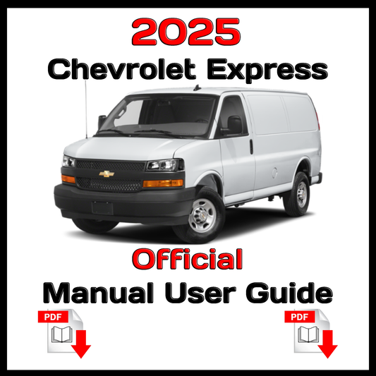 2025 Chevrolet Express Official Manual User Guide