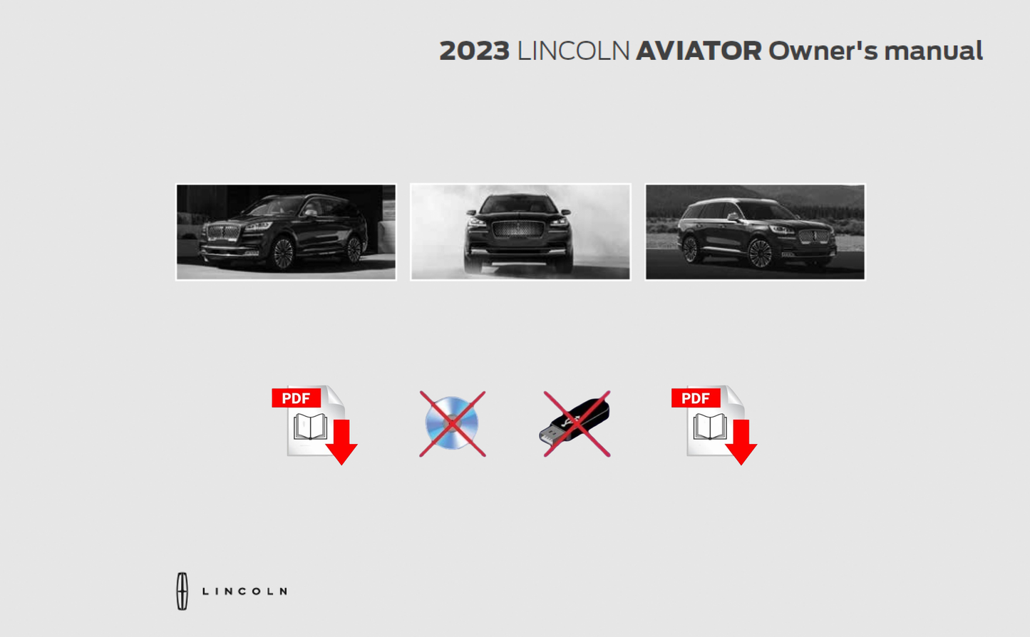 2023 Lincoln Aviator Official Manual User Guide