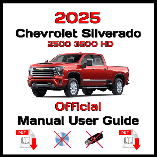 2025 Chevrolet Silverado 2500 3500 HD Official Manual User Guide