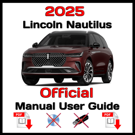 2025 Lincoln Nautilus Official Manual User Guide
