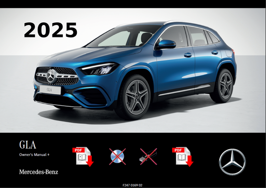 2025 Mercedes GLA SUV Owner's Manual User Guide