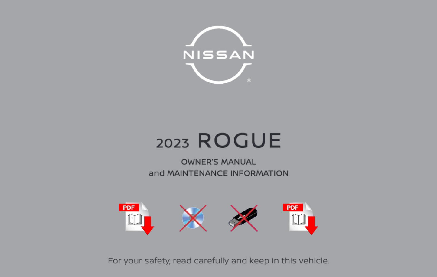 2023 Nissan Rogue Owner's Manual User Guide