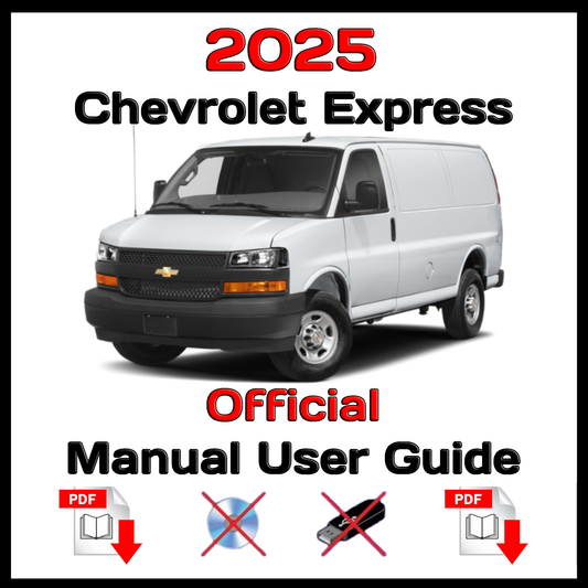 2025 Chevrolet Express Official Manual User Guide