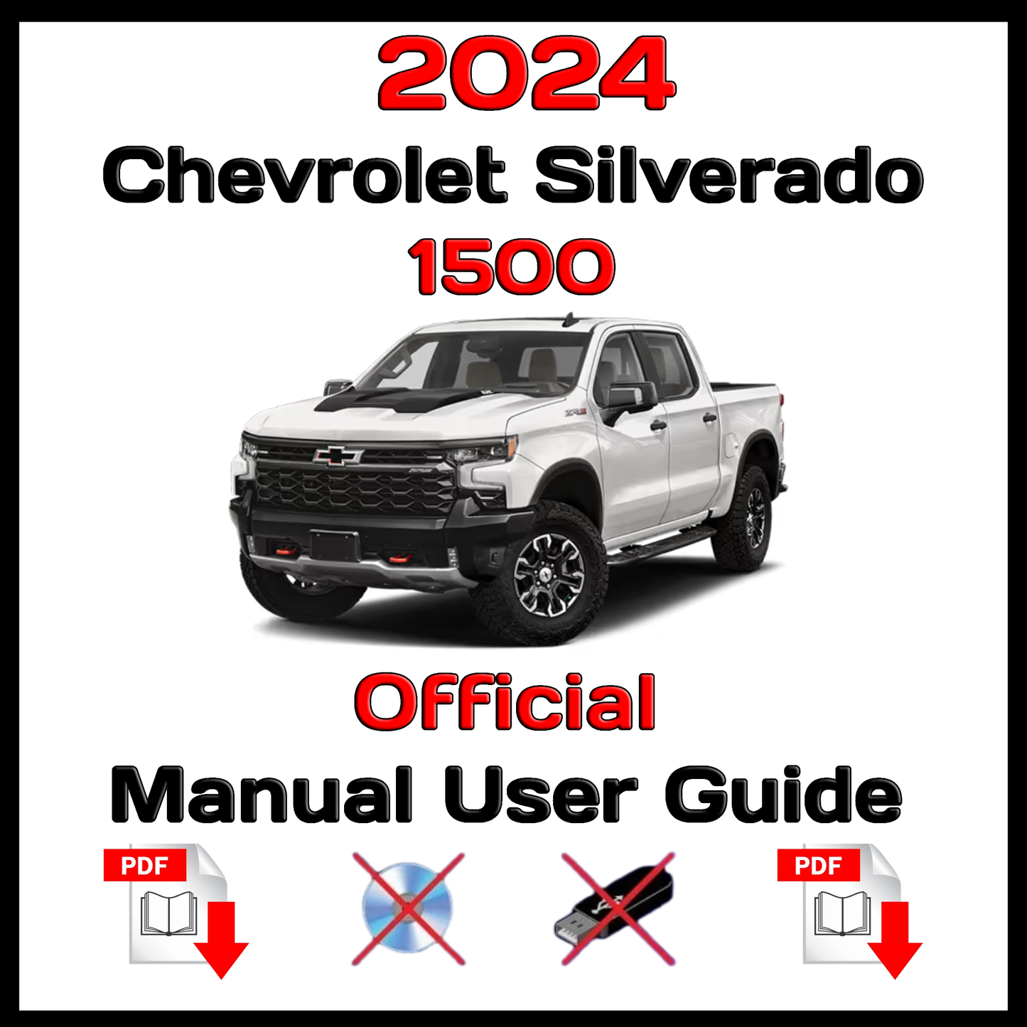 2024 Chevrolet Silverado 1500 Official Manual User Guide