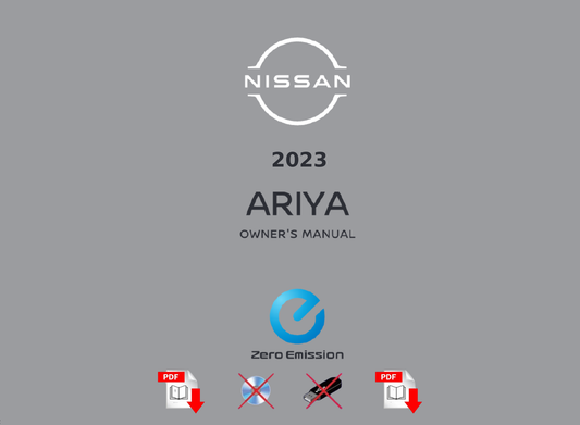 2023 Nissan Ariya Owner's Manual User Guide