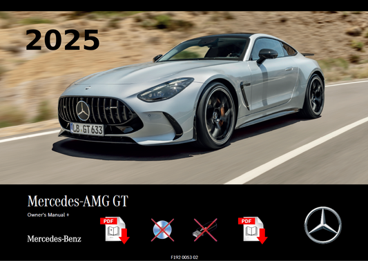 2025 Mercedes AMG GT Coupé Owner's Manual User Guide