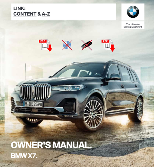 2023 BMW X7 Owner's Manual User Guide