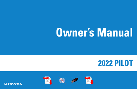 2022 Honda Pilot Owner's Manual User Guide