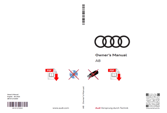 2026 Audi A8 Owner's Manual User Guide