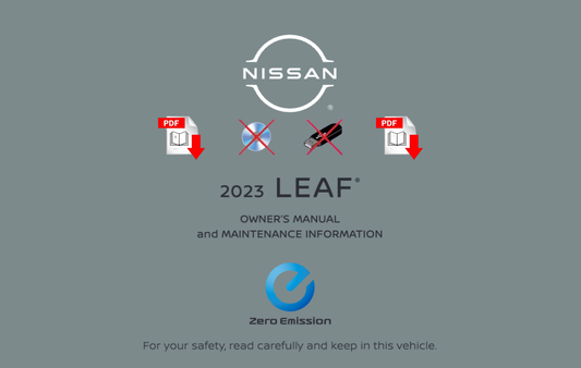 2023 Nissan Leaf Owner's Manual User Guide