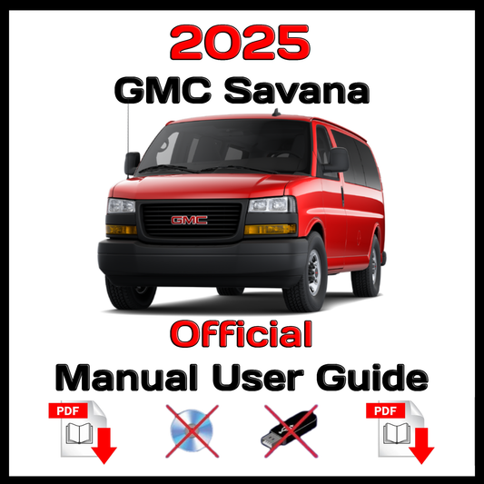 2025 GMC Savana Official Manual User Guide