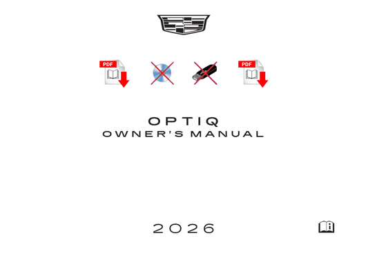 2026 Cadillac OPTIQ Official Manual User Guide