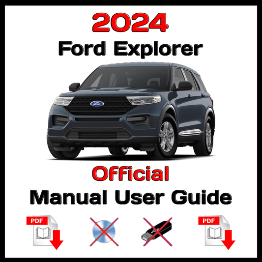 2024 Ford Explorer Official Manual User Guide