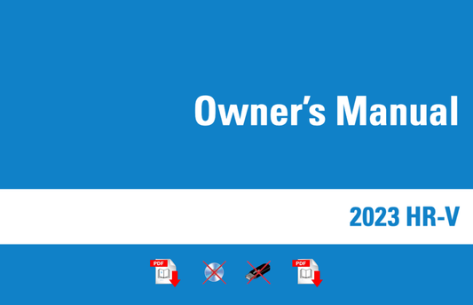 2023 Honda HR-V Owner's Manual User Guide