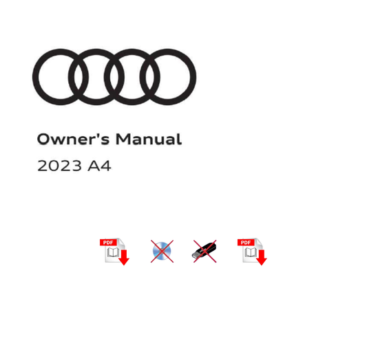 2023 Audi A4 Owner's Manual User Guide