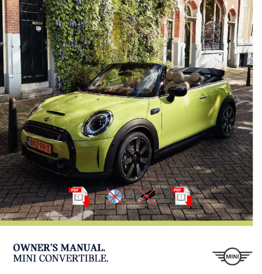 2023 Mini Cooper Convertible Owner's Manual User Guide