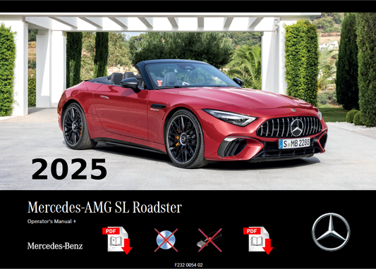 2025 Mercedes AMG SL Roadster Owner's Manual User Guide