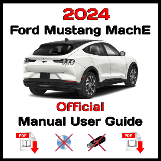 2024 Ford Mustang MachE Official Manual User Guide