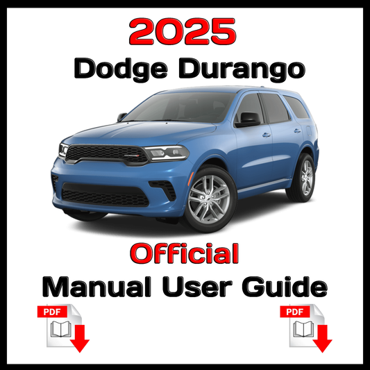 2025 Dodge Durango Official Manual User Guide