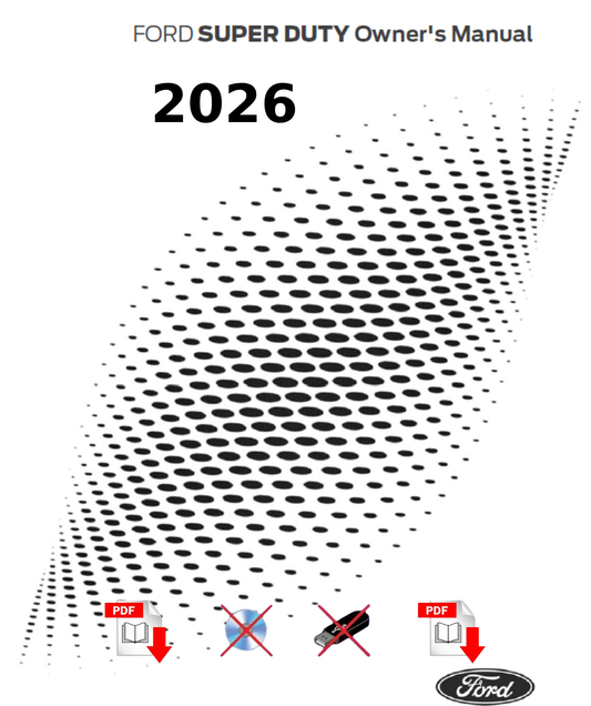 2026 Ford SuperDuty Owner's Manual User Guide