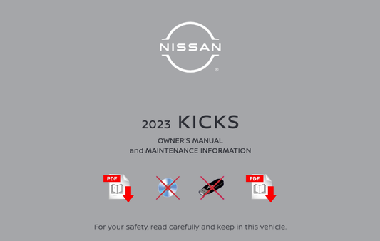 2023 Nissan Kicks Owner's Manual User Guide