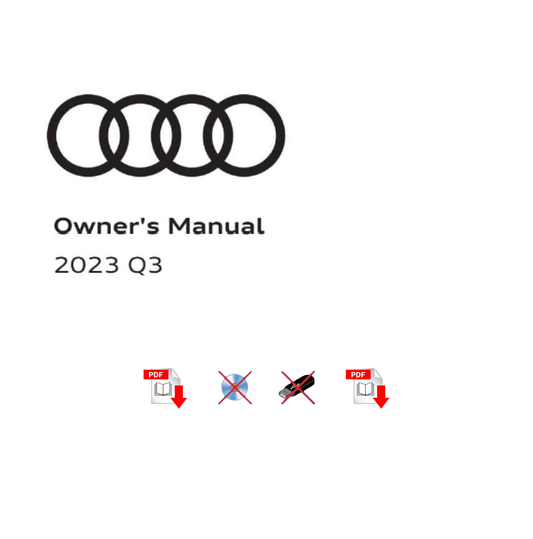 2023 Audi Q3 Owner's Manual User Guide
