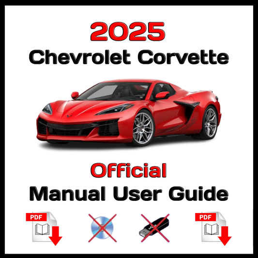 2025 Chevrolet Corvette Official Manual User Guide
