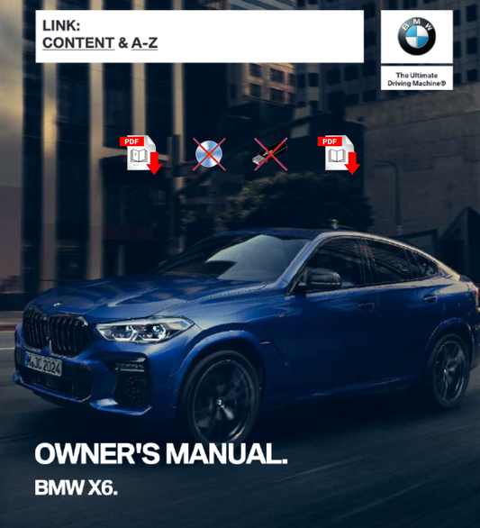 2023 BMW X6 Owner's Manual User Guide