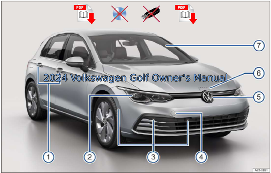 2024 Volkswagen Golf Owner's Manual User Guide