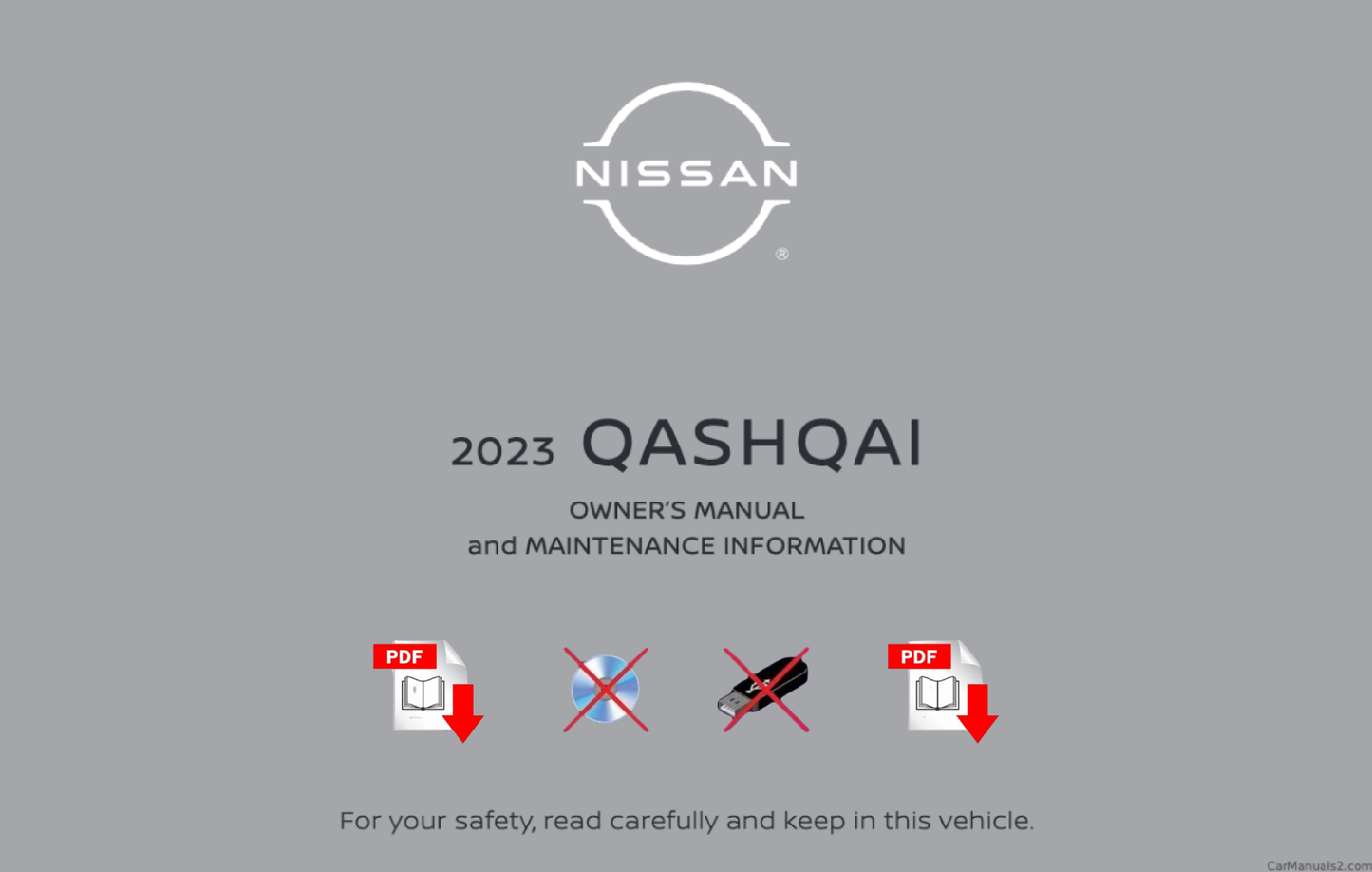 2023 Nissan Qashqai Owner's Manual User Guide