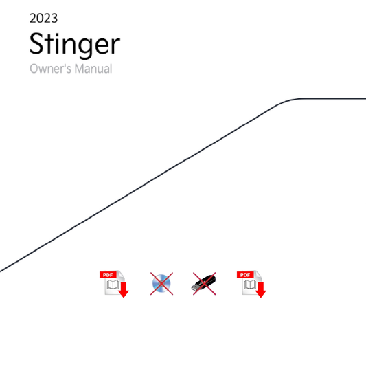 2023 Kia Stinger Owner's Manual User Guide