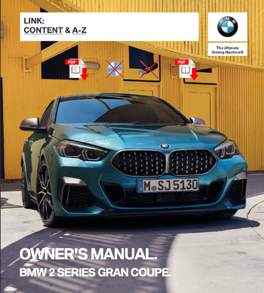 2023 BMW 2 Series Owner's Manual User Guide