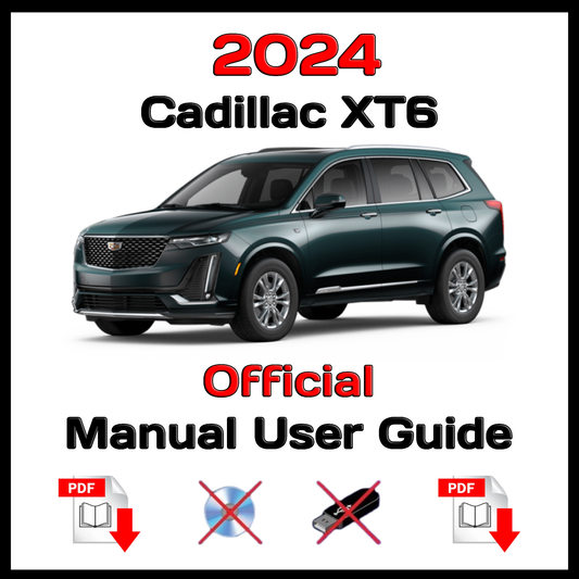 2024 Cadillac XT6 Official Manual User Guide