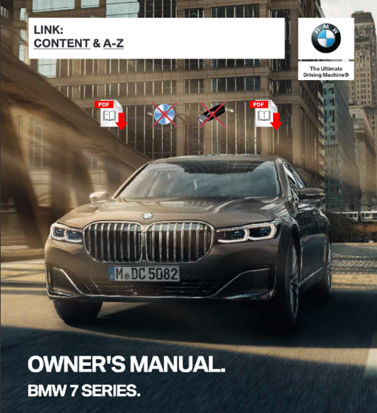2023 BMW 7 Series Owner's Manual User Guide