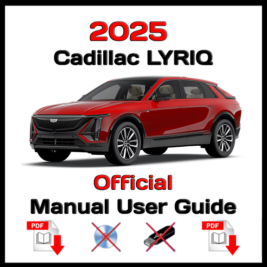 2025 Cadillac LYRIQ Official Manual User Guide
