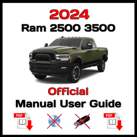 2024 Ram 2500 3500 Official Manual User Guide
