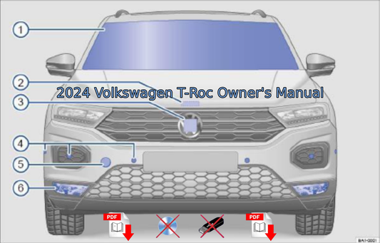 2024 Volkswagen T-Roc Owner's Manual User Guide