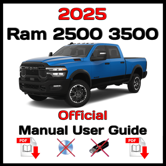 2025 Ram 2500 3500 Official Manual User Guide