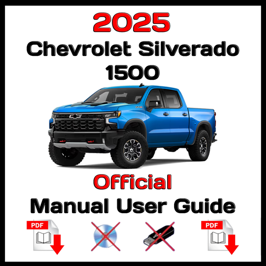 2025 Chevrolet Silverado 1500 Official Manual User Guide